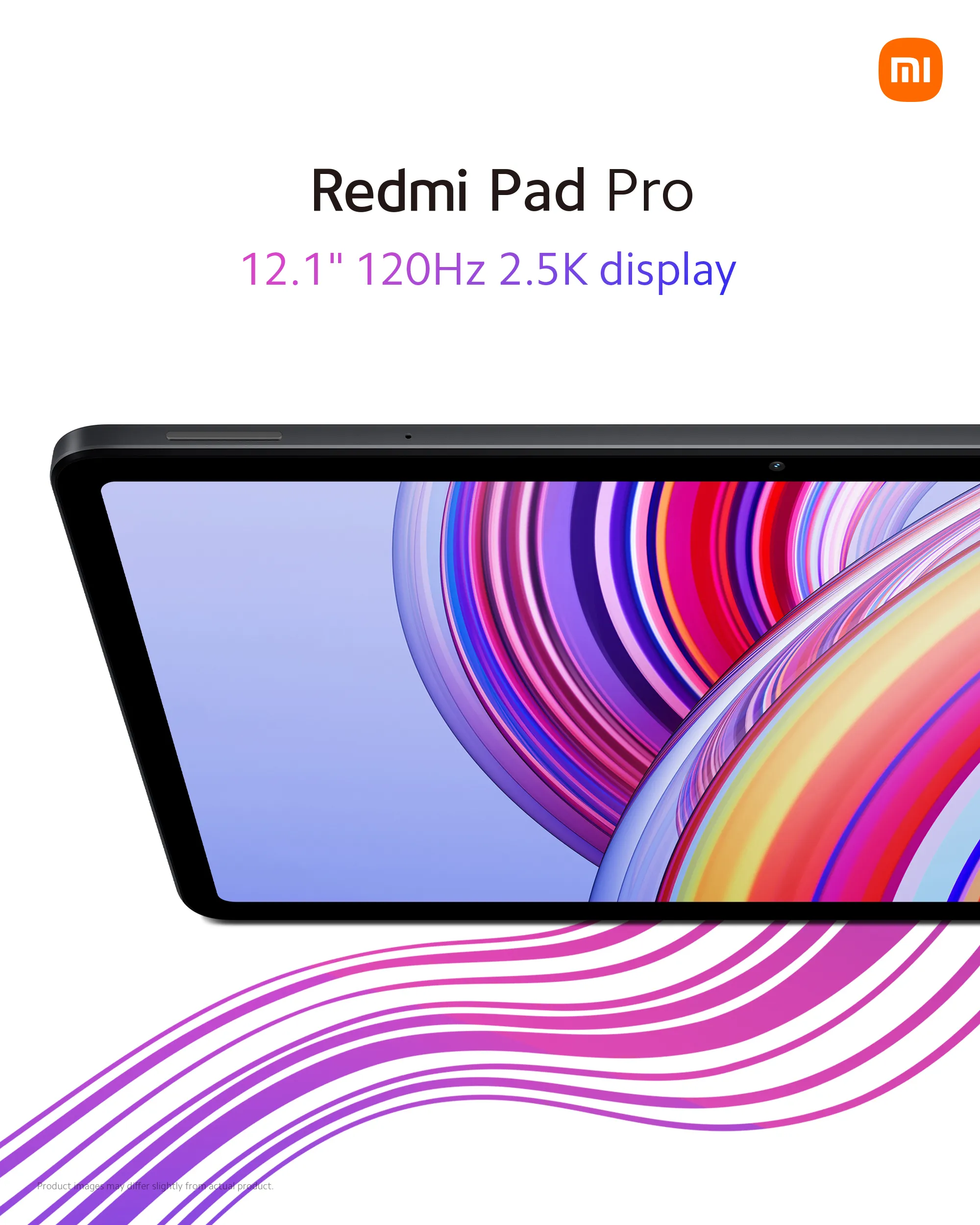 Xiaomi Redmi Pad Pro. 12.1&quot; 2.5K, 6/128 Gt, WiFi, HyperOS, Android U -tabletti, musta