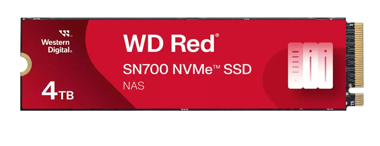 WD Red SN700 4 TB M.2 PCIe Gen3 x4 NVMe SSD