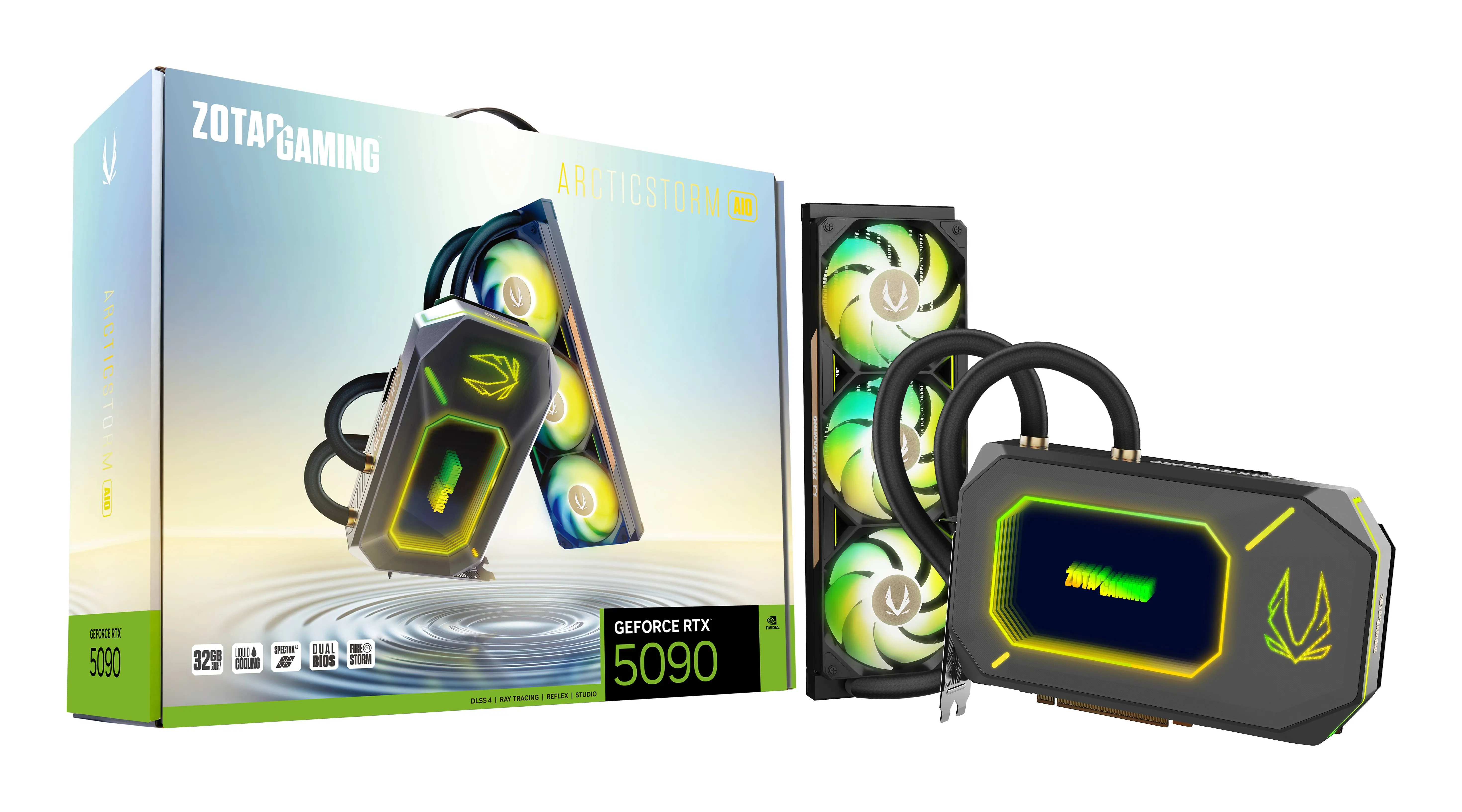 ZOTAC GeForce RTX 5090 ARCTICSTORM AIO 32GB OC ZOTAC GeForce RTX 5090 ARCTICSTORM AIO 32GB OC
