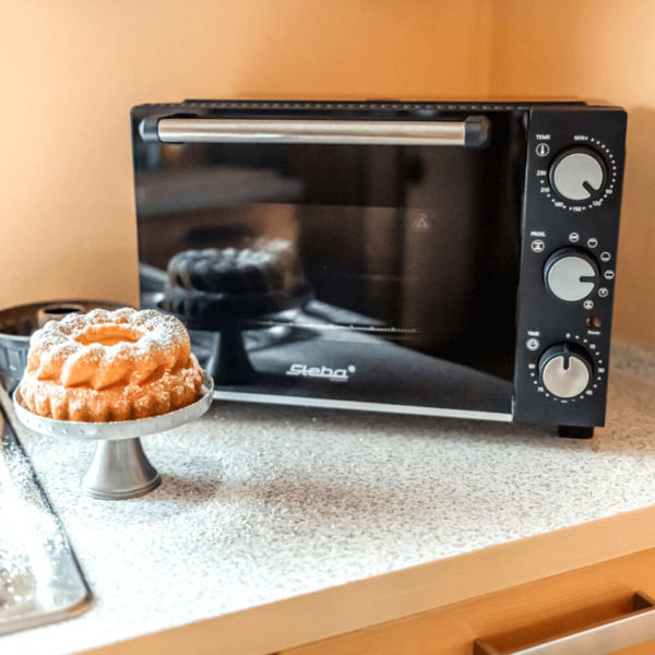 Steba KB M19 Countertop Oven, 19 Litres, 1400 Watts, Black