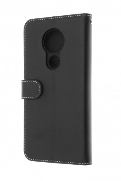 Insmat Flip Case, Moto G7 Power - pl&aring;nboksfodral, Svart