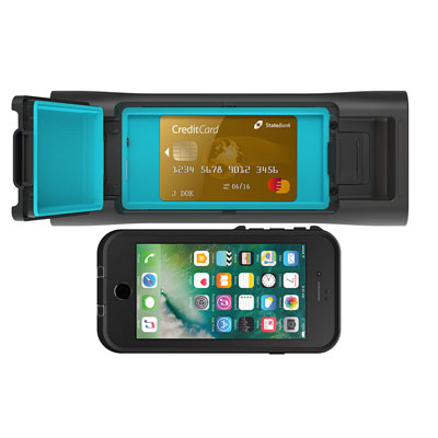 LifeProof AQUAPHONICS AQ10 - Kaiutin - kannettavaan k&auml;ytt&ouml;&ouml;n - langaton - Bluetooth - laavalasihiekka - (ei palautusoikeutta)