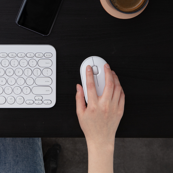 Logitech Pebble M350 - wireless mouse, White