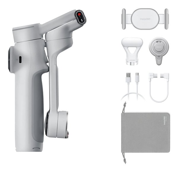 Insta360 Flow 2 Pro Creator Kit - smartphone gimbal, Summit White
