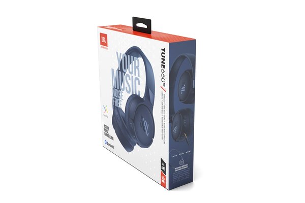 JBL Tune 660 NC - wireless headphones, Blue