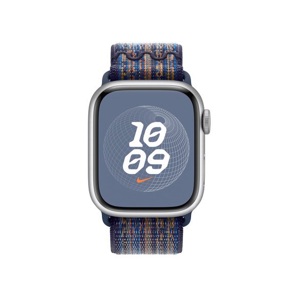 Apple Watch 41 mm Nike Sport Loop -ranneke, Game Royal/Orange