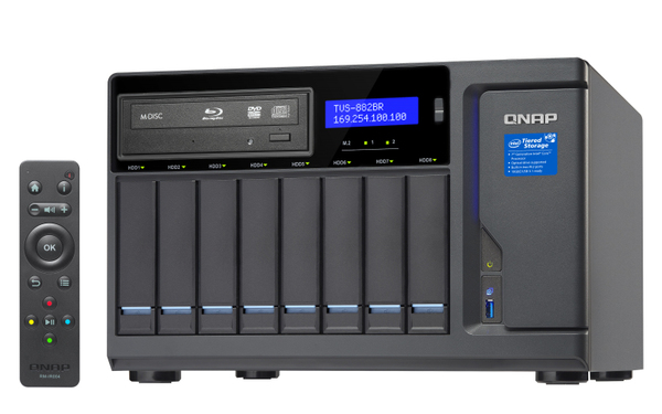 Qnap TVS-882BR-I5-16G, 12x kiintolevypaikkaa -verkkolevypalvelin