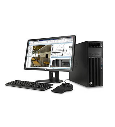 HP Z440 E5-1620v4 16Gb DDR4-2400 (2x8) 256GbSSD Turbo DVD+/-RW UMA  W10PRO64 W3/3/3