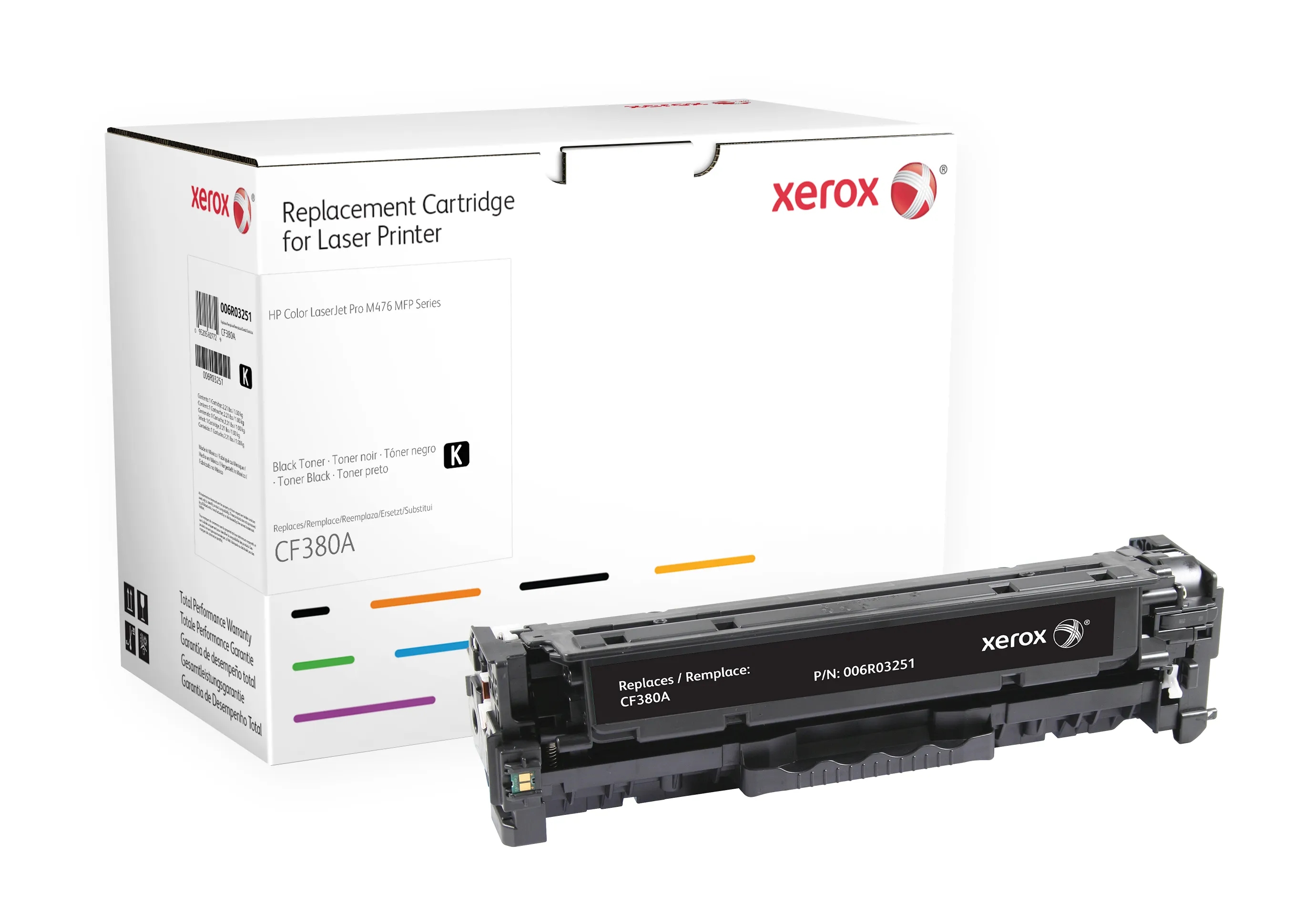 Xerox - Musta - v&auml;riainekasetti (vastaavuus: HP 312A) malleihin HP LaserJet Pro MFP M476dn, MFP M476dw, MFP M476nw