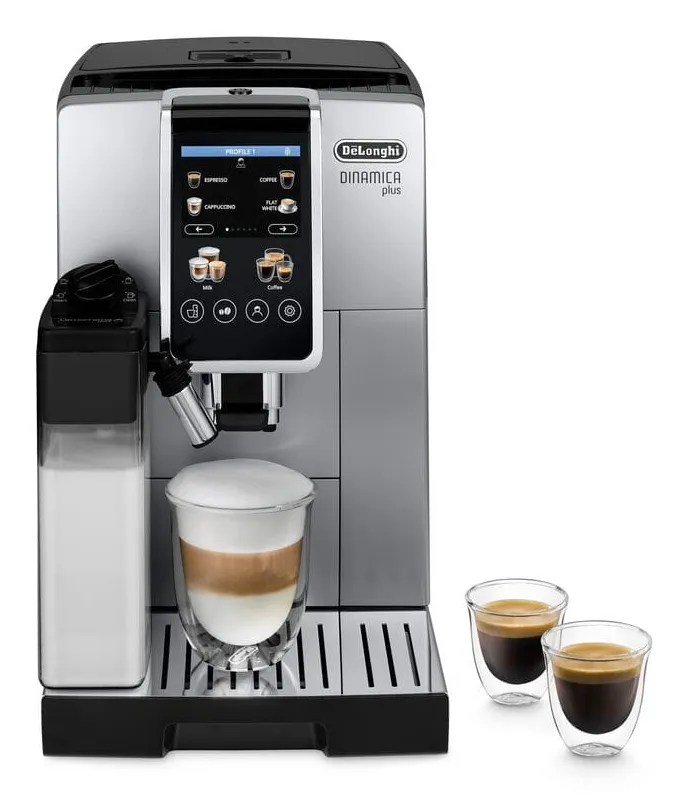 Delonghi Dinamica Plus - combi coffee maker, fully automatic, Black, Silver