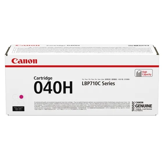 Canon CRG 040H H


&ouml;g kapacitet lasertoner, magenta