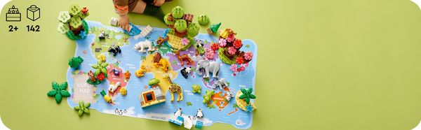 LEGO 10975 DUPLO Wild Animals of the World Construction Toy (With Sound)