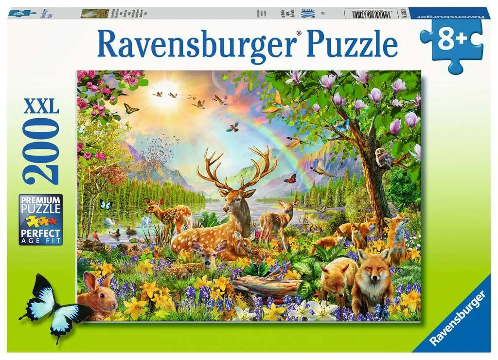 Ravensburger Childrens puzzle graceful deer family (200 pieces)