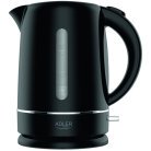 ADLER AD 1385B -vedenkeitin, 1,7 l, 2000 W, musta/valkoinen