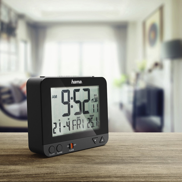 HAMA Her&auml;tyskello RC550 Radio Musta
