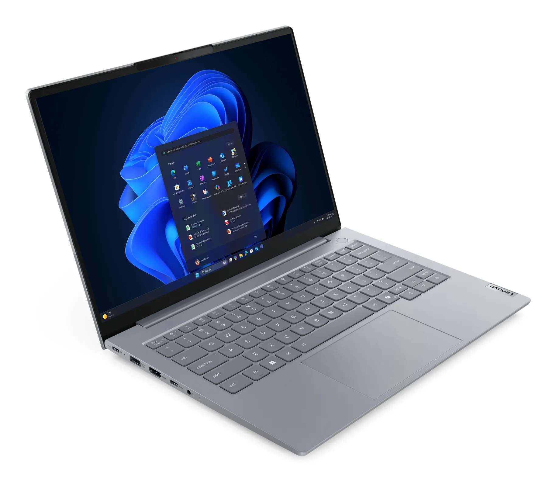 Lenovo ThinkBook 14 G9 AHP 14.0" Ryzen 7 250, 16 Gt, 512 Gt, Radeon 780M, Win 11 Pro -kannettava, harmaa