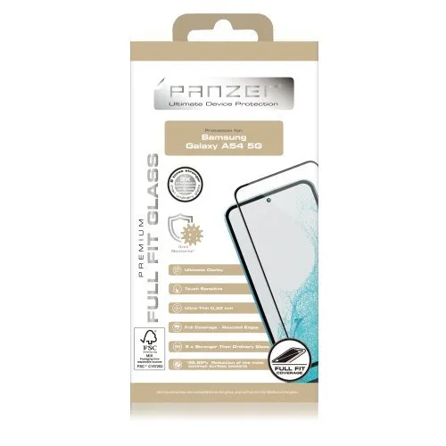 Panzer Full-Fit Glass, Galaxy A54 - sk&auml;rmskydd