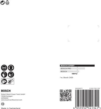 Bosch C470.125mm K100. 5x EXPERT - slipblad