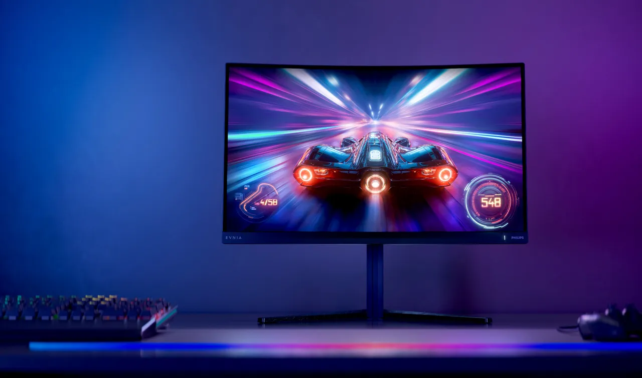 (Fyndh&ouml;rnan) Philips Evnia 5000 27M2C5200W/00 27" Full HD, Fast VA, HDR10, 280Hz curved gamingsk&auml;rm