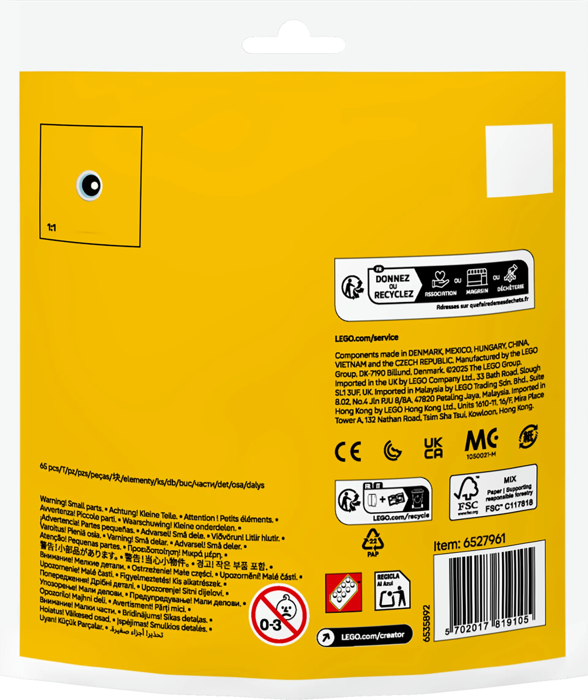 LEGO Seasonal Tipu maalaa p&auml;&auml;si&auml;ismunaa 30690