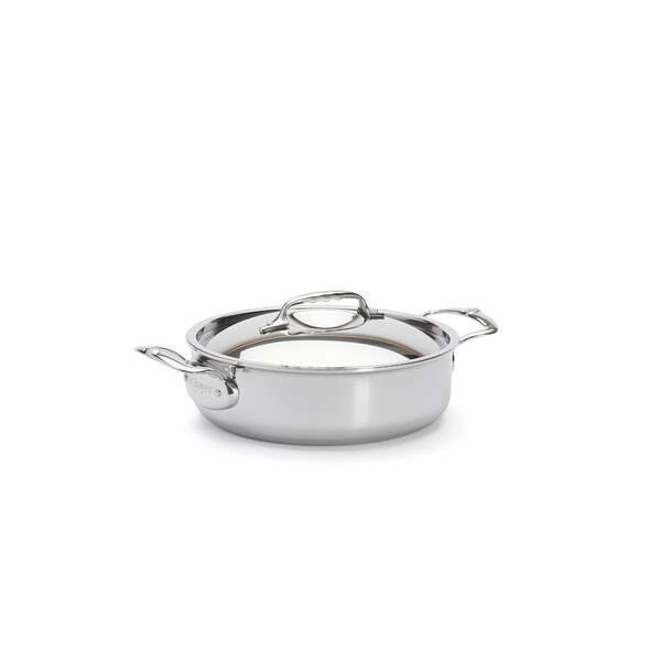 De Buyer Affinity Roasting Pan, 24 cm, 2.6 L, With Lid