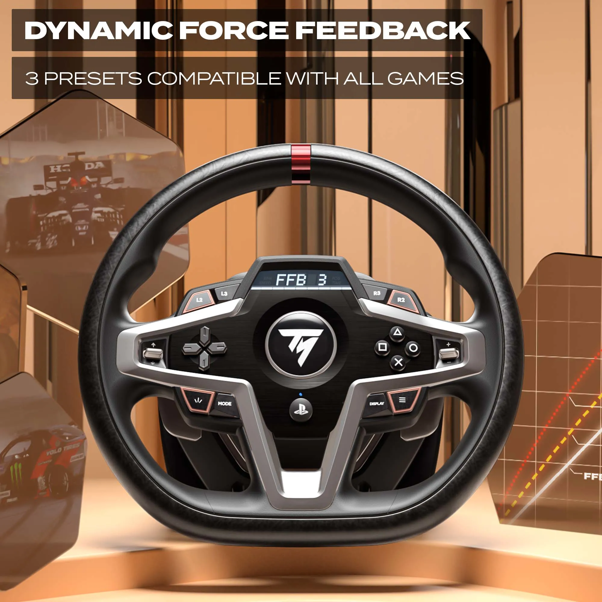 ThrustMaster T248 - ratt + pedaler, PC, PS4, PS5