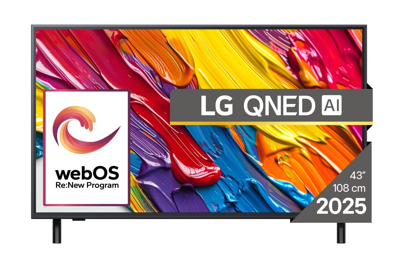 LG QNED82A3B 43" 4K webOS TV, 60 Hz, HDR10 / HLG
