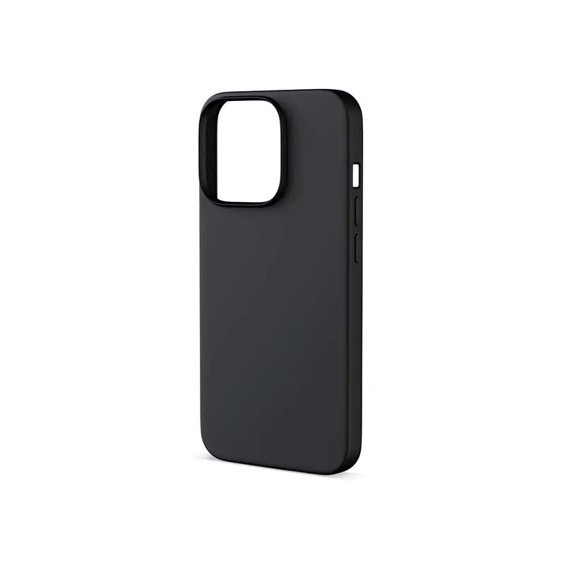 Epico Mag+ Silicone, iPhone 14 Pro -suojakuori, Musta
