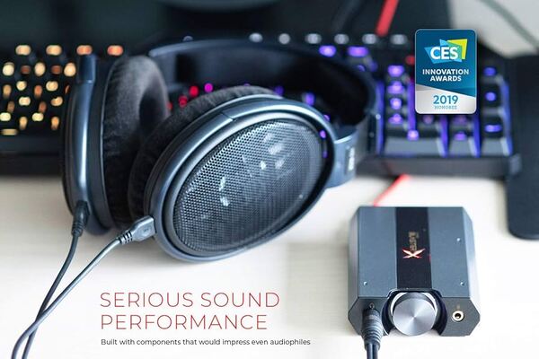 Creative Sound BlasterX G6 ulkoinen USB-C 7.1 -kanavainen 32-bit / 384 kHz digitaali-analogimuunnin, kuulokevahvistin ja &auml;&auml;nikortti
