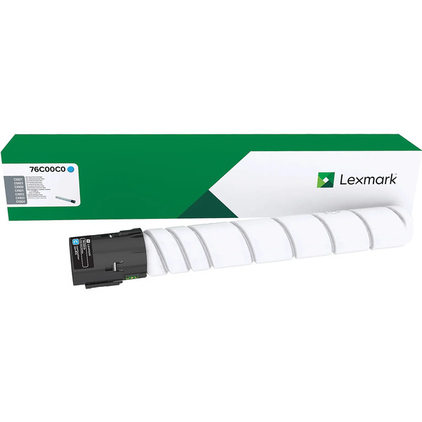 Lexmark 76C00C0 lasertoner, cyan