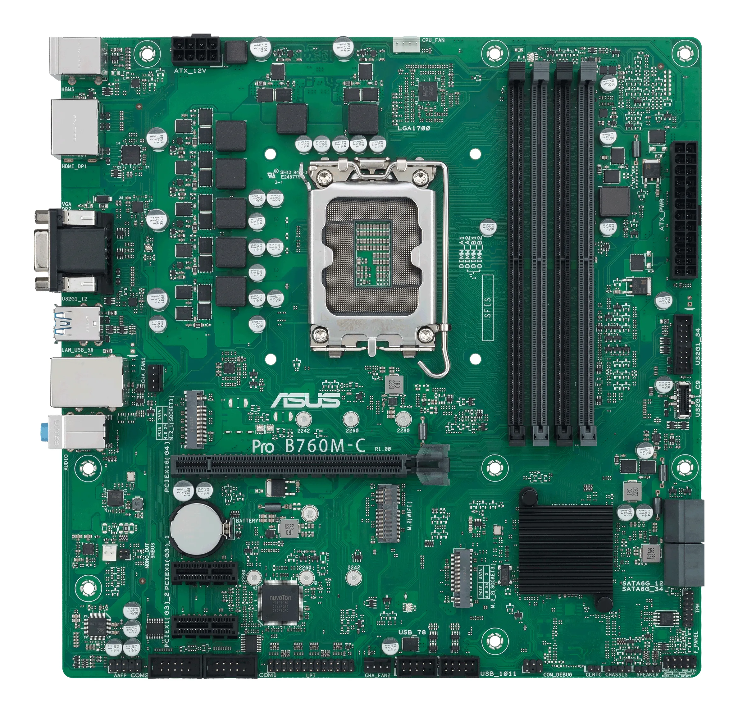 Asus PRO B760M-C-CSM mATX - motherboard