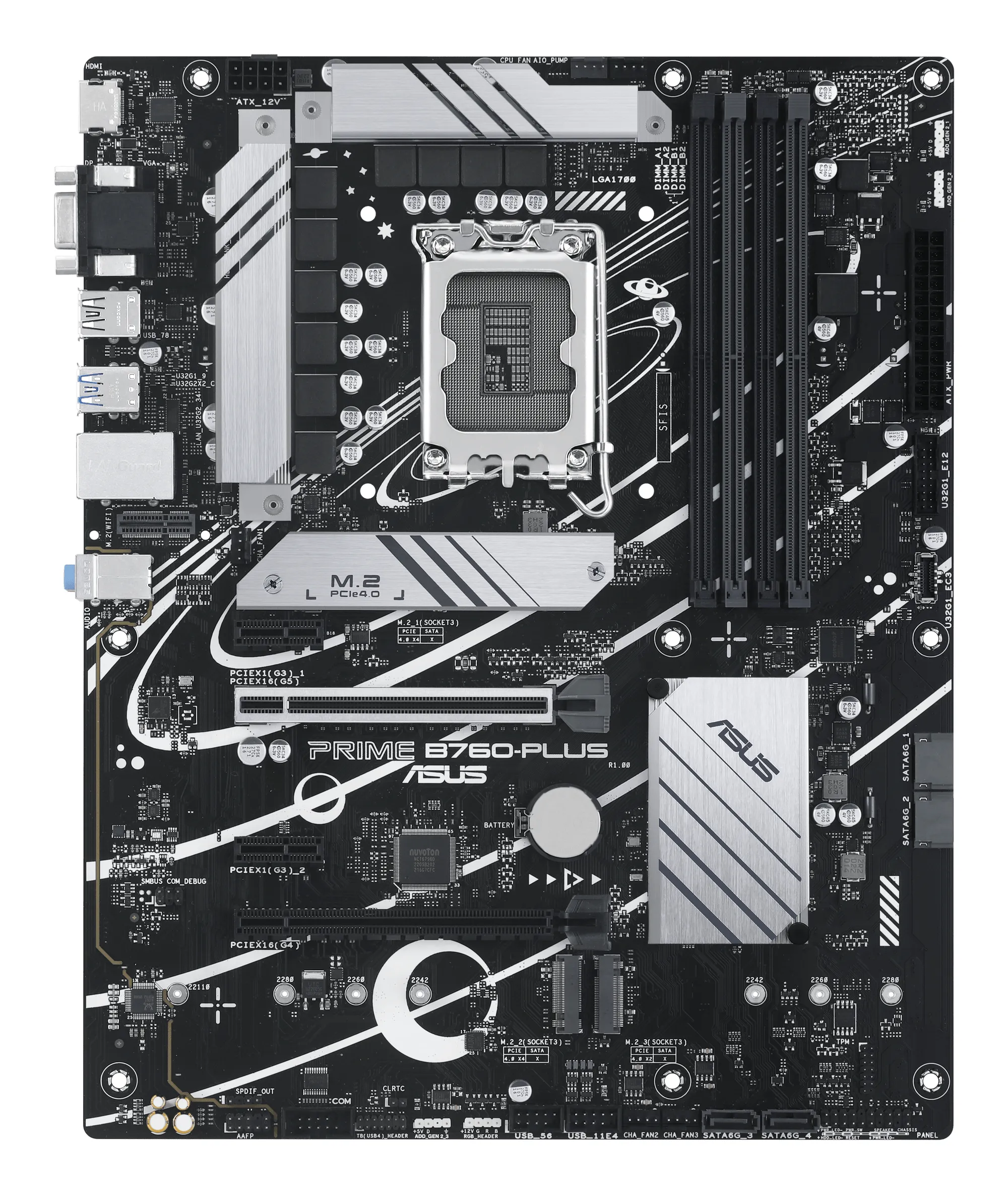 Asus PRIME B760-PLUS ATX-emolevy