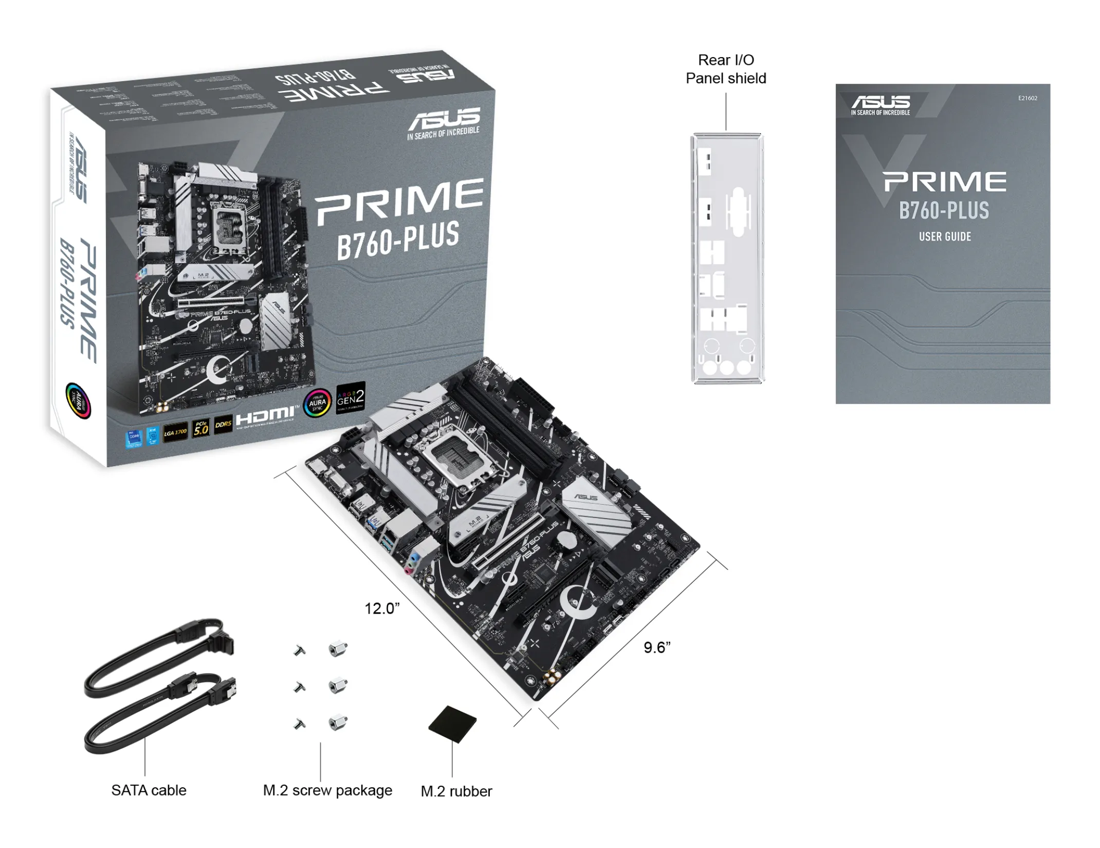 Asus PRIME B760-PLUS LGA 1700 ATX Motherboard