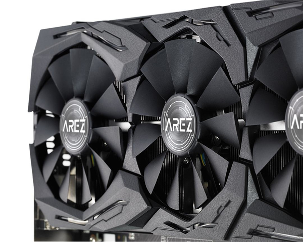 Asus Arez Strix RX VEGA64 OC edition 8GB -n&auml;yt&ouml;nohjain