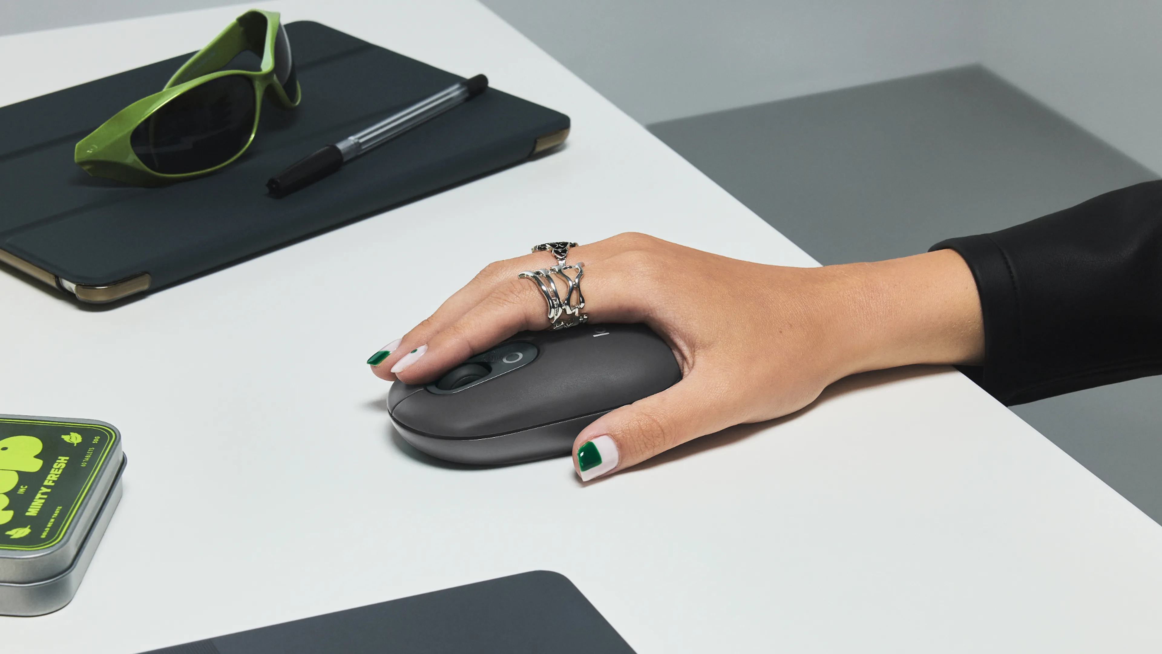 Logitech POP tr&aring;dl&ouml;s mus, grafit