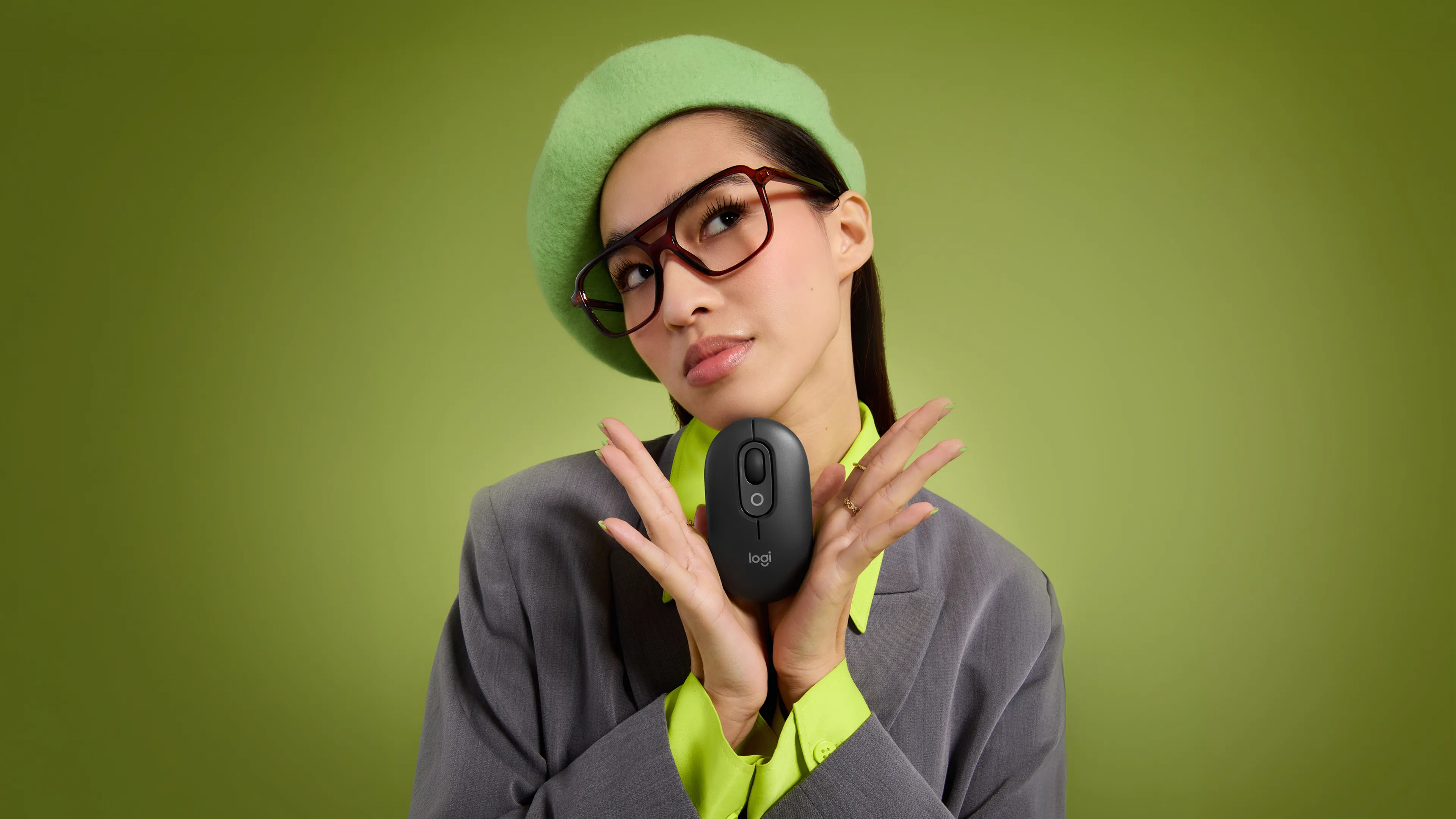 Logitech POP tr&aring;dl&ouml;s mus, grafit
