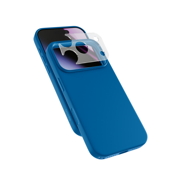 Epico Silicone Pro Mag+ Case | iPhone 17 Pro/18 Pro | Blue | Qi2  &  MagSafe Compatible | Camera Island Protector
