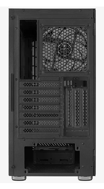 Aerocool Graphite G-BK-v2 Midi-Tower Case with window and RGB lighting, Black