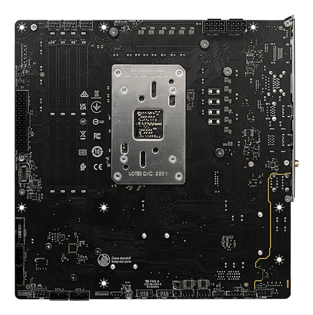 MSI B650M PROJECT ZERO mATX - moderkort