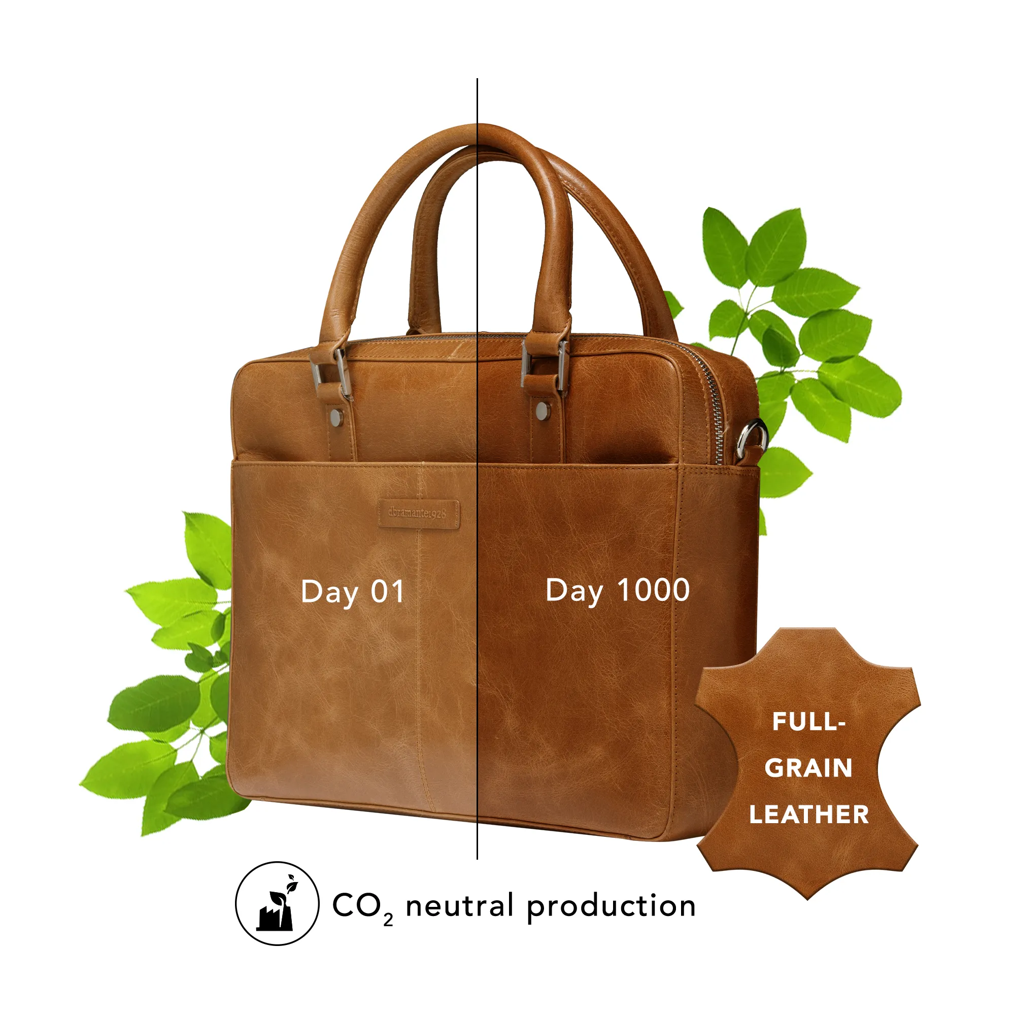 16'' Laptop Bag Rosenborg (2nd gen), Tan