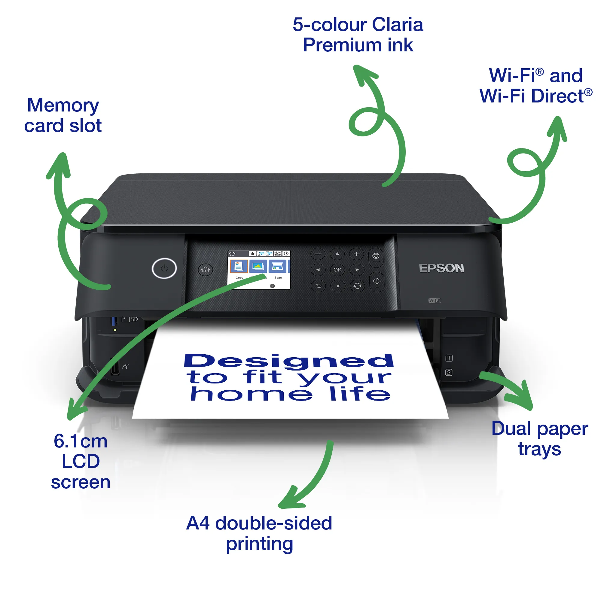Epson Expression Premium XP-6100 A4 -mustesuihkumonitoimilaite