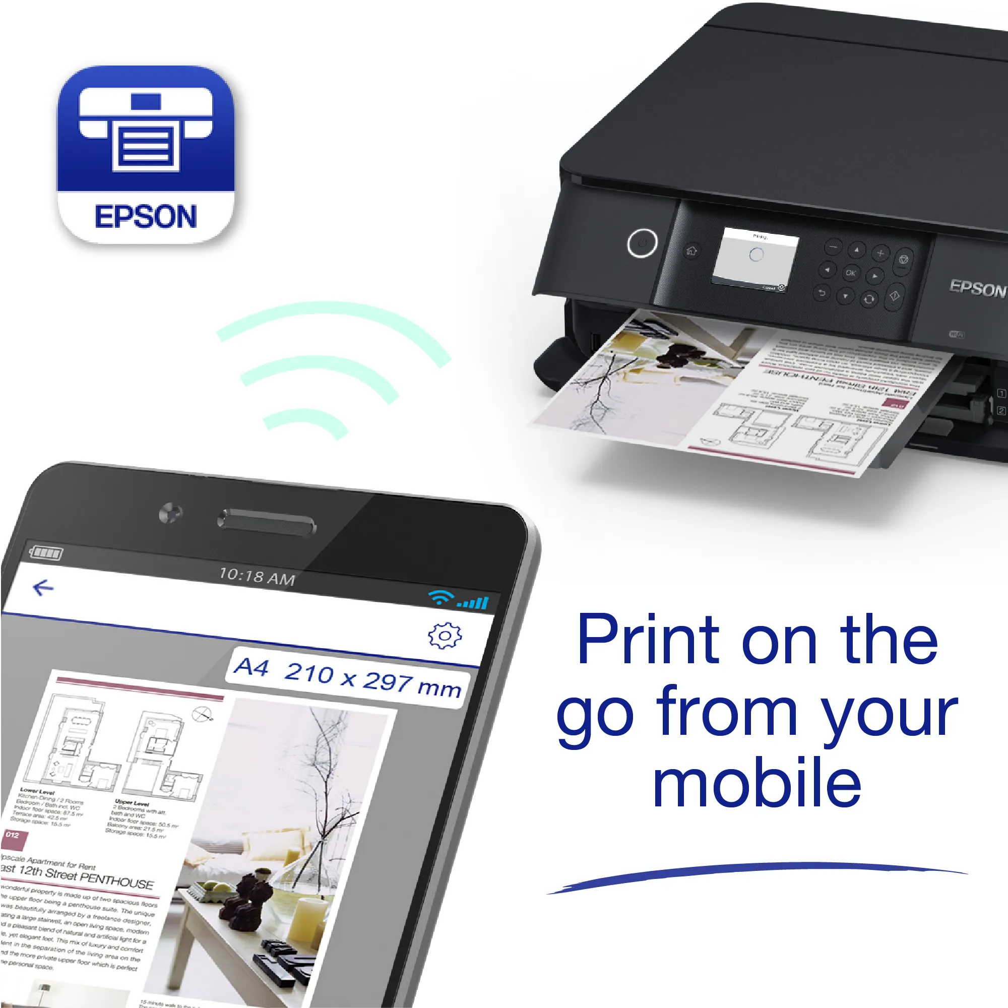 Epson Expression Premium XP-6100 A4 -mustesuihkumonitoimilaite