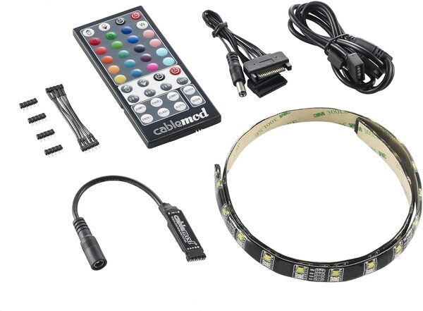 CableMod WideBeam Hybrid, LED Kit, 60 cm, RGB/White