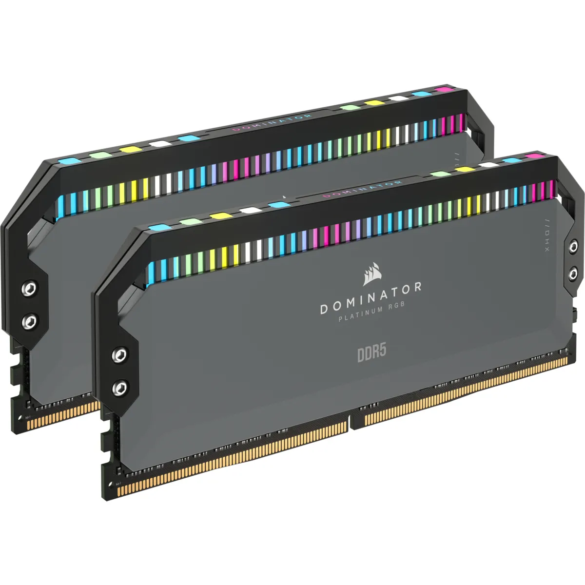 CORSAIR DOMINATOR PLATINUM RGB 32GB 2x16GB DDR5 5600MT/s DIMM Unbuffered 36-36-36-76 Std PMIC AMD EXPO Cool Grey Heatspreader 1.25V