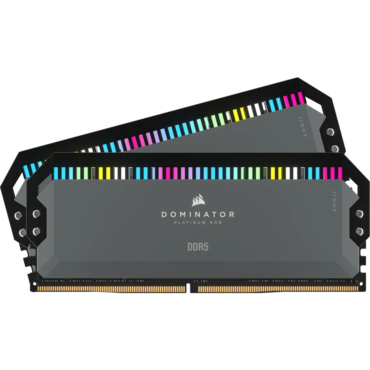 CORSAIR DOMINATOR PLATINUM RGB 32GB 2x16GB DDR5 5600MT/s DIMM Unbuffered 36-36-36-76 Std PMIC AMD EXPO Cool Grey Heatspreader 1.25V