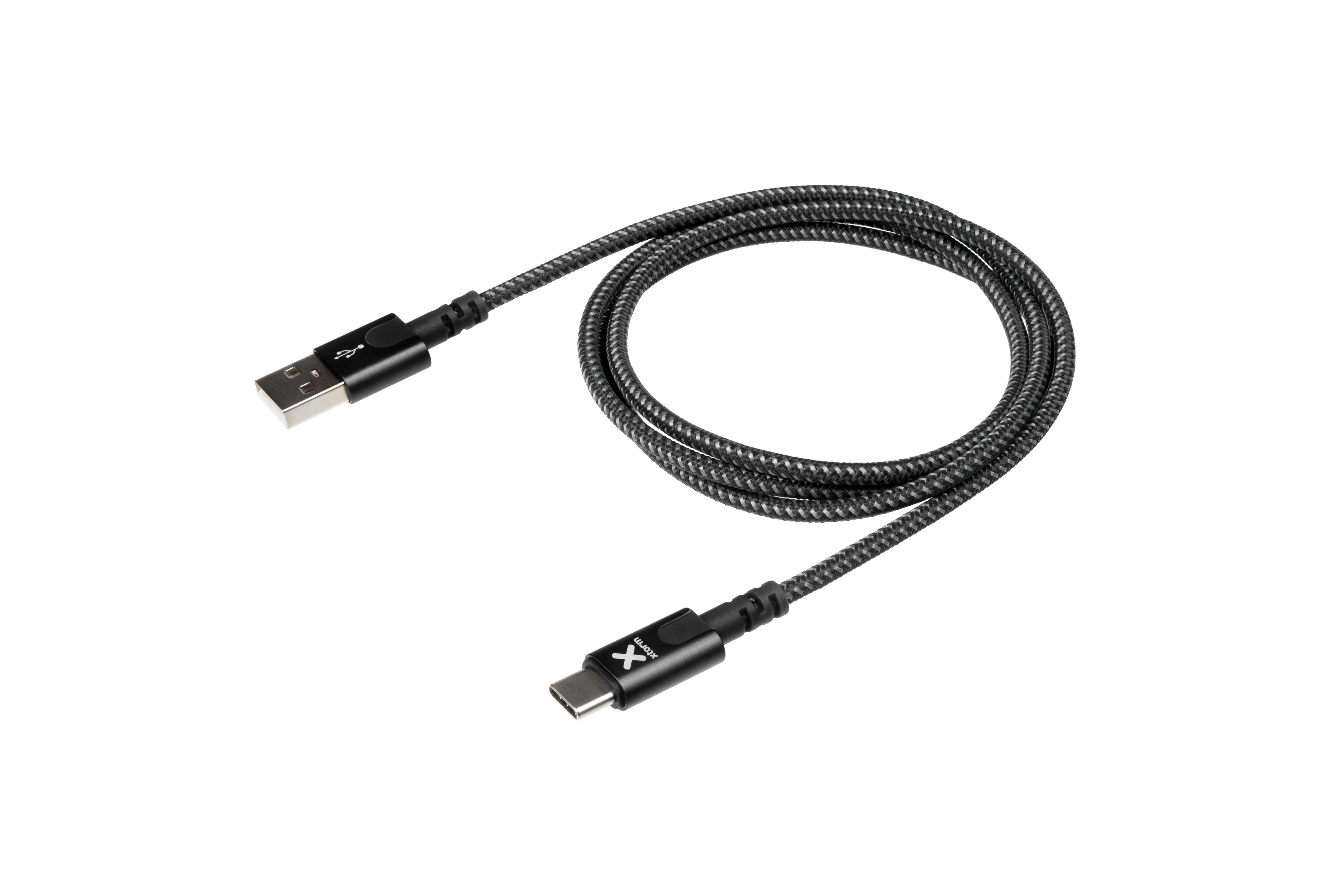 Xtorm Original USB-A – USB-C 2.0 - cable, 1 m, Black