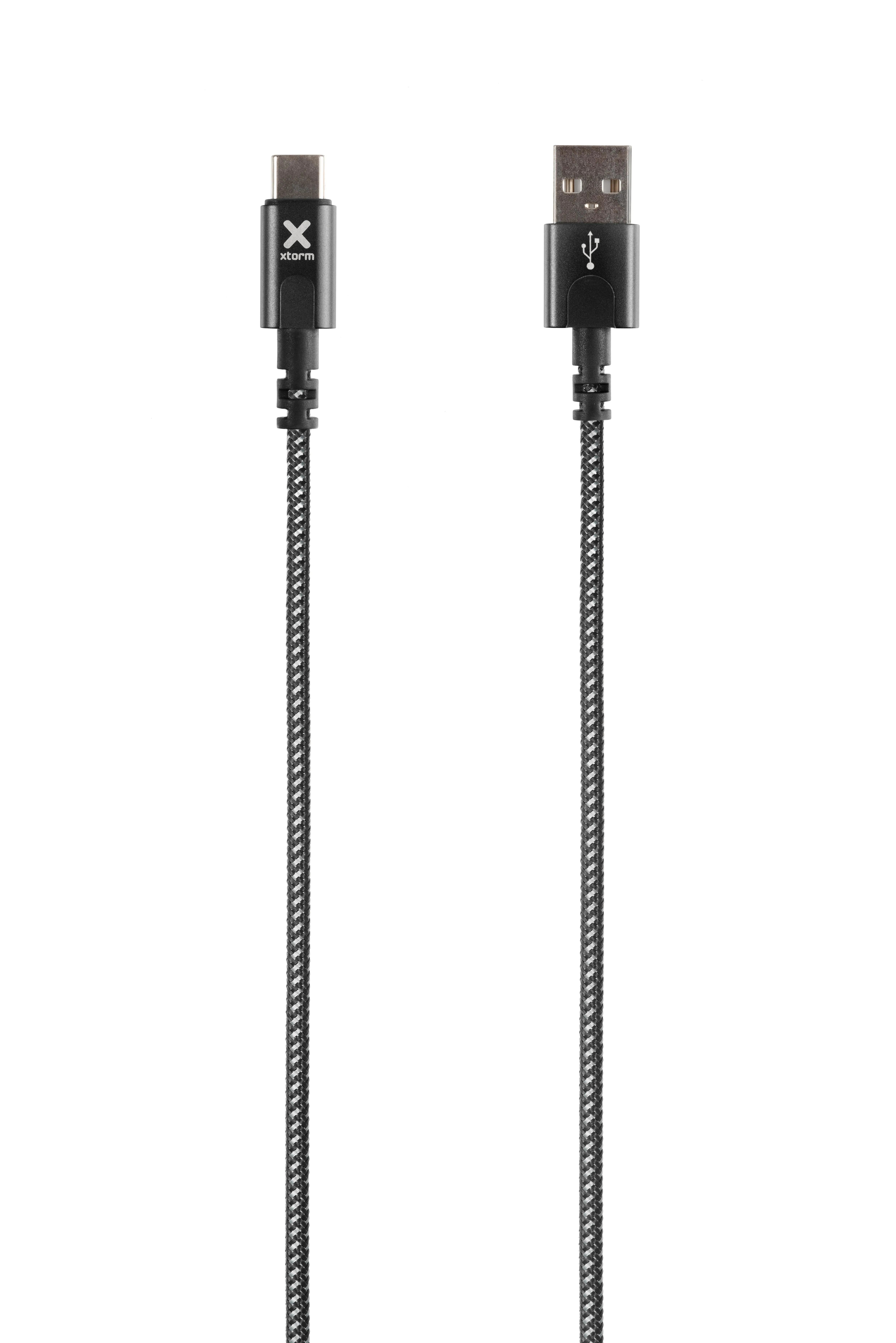 Xtorm Original USB-A &ndash; USB-C 2.0 - cable, 1 m, Black