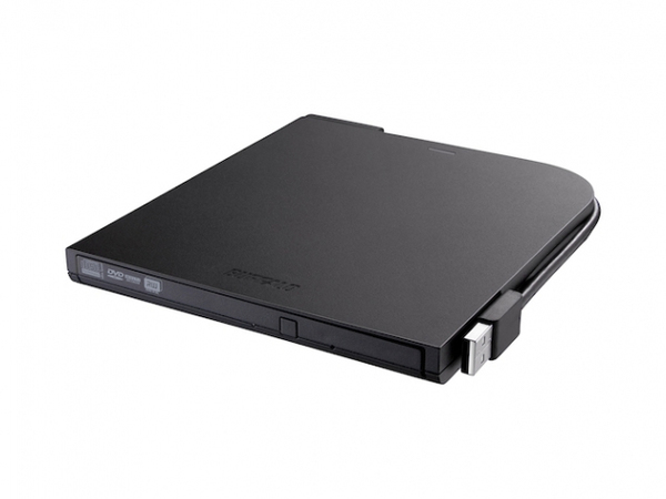 BUFFALO 8x Ultra-Thin Portable USB2.0 DVD Writer M-Disc support