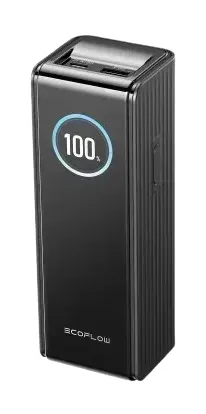 EcoFlow RAPID 25K 25000mAh, 170W, PD 140W -varavirtal&auml;hde, musta