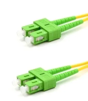 MicroConnect OS2 LSZH SC/APC-SC/APC 3m Fiber Optic Cable, Yellow